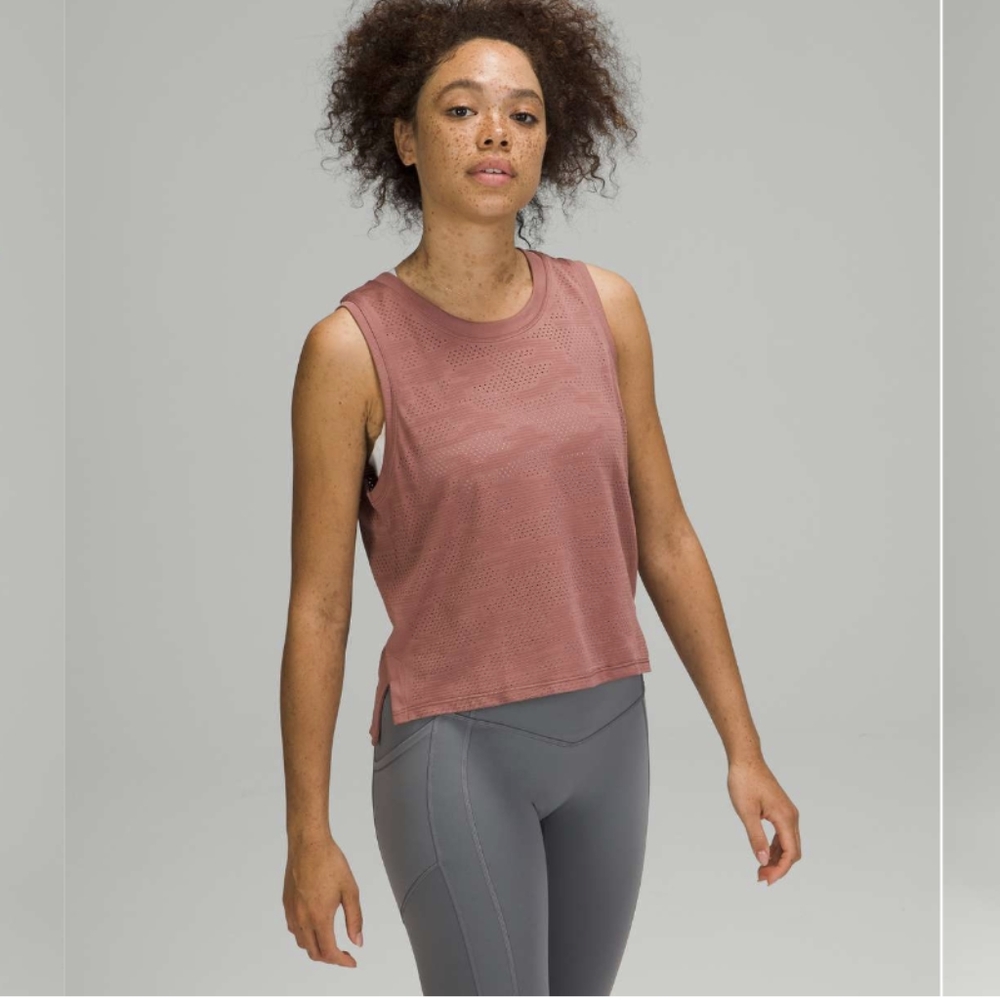 Lululemon Train to Be Tank *Camo Dot Camo Spiced Chai